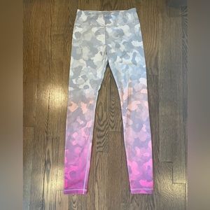NWOT Athleta Girl Ombre Camo Leggings Size L/12